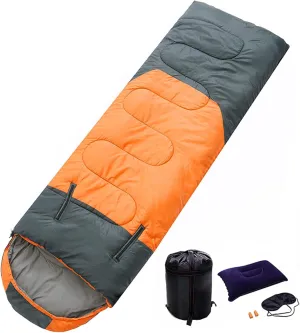 Sleeping Bags, Lightweight Sleeping Bag Autumn Compact Single Sleepingbag for Camping Hiking Outdoor Travel Waterproof Envelope Sleep Bag