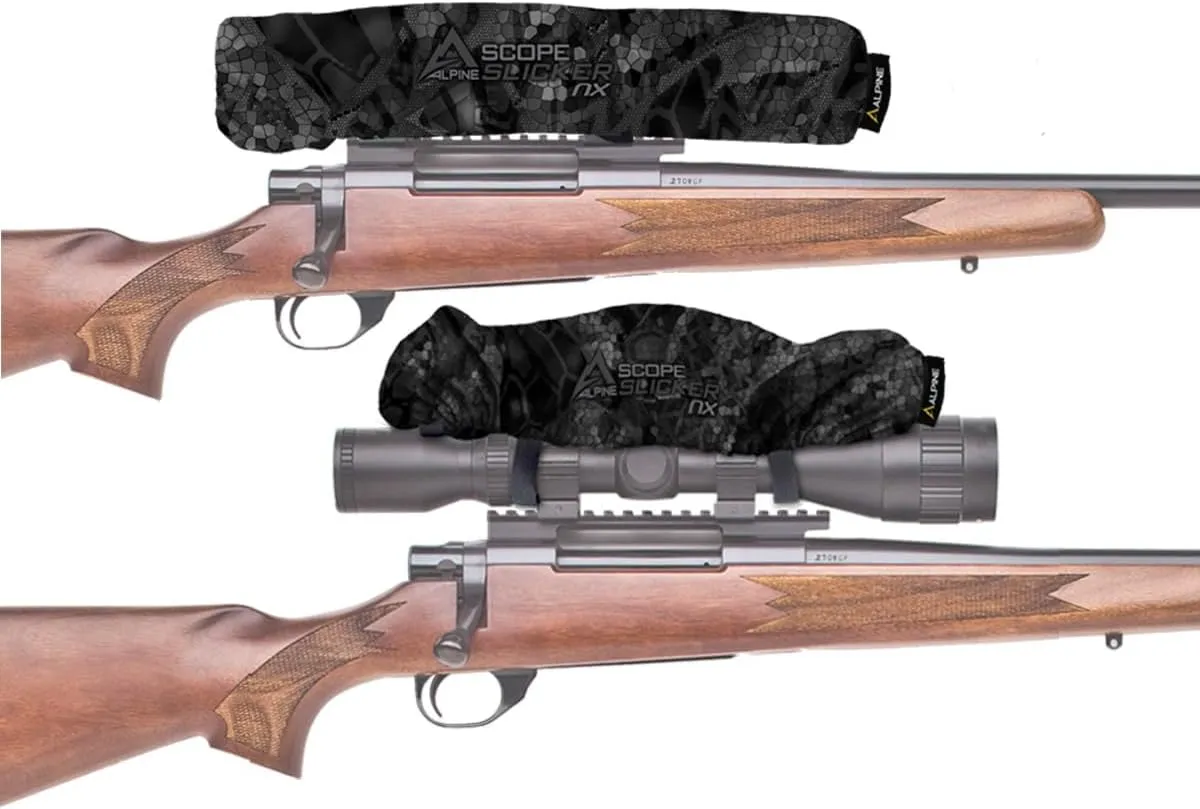 Slicker NX and NX2 Hunting Rifle Scope Cover | Sizes: Medium fits 12"- 17", Large fits 14"- 20"