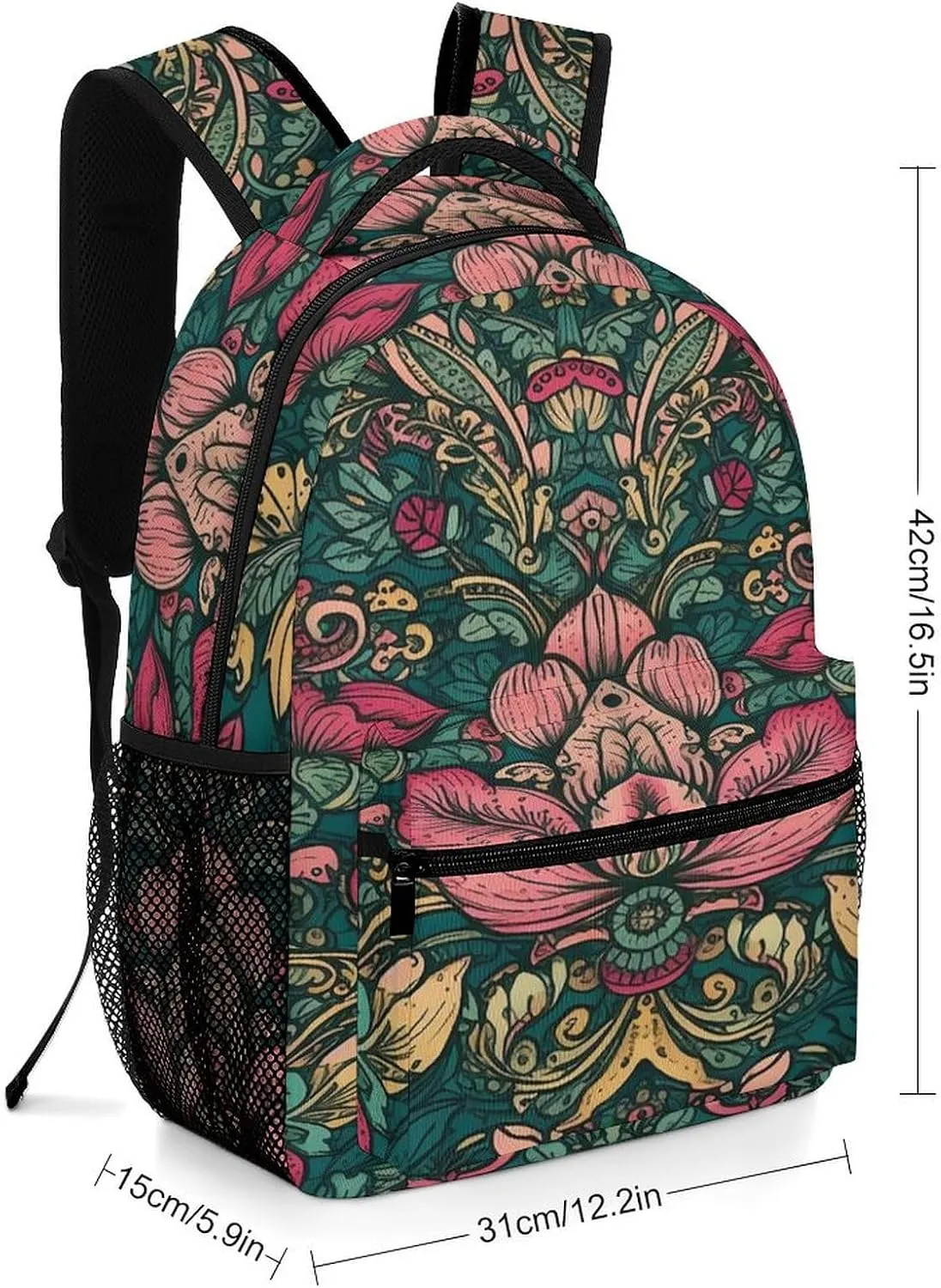 Small Backpacks Personalized Beautiful Colorful Printing Travel Bag Lightweight Travel Backpack For Women Men