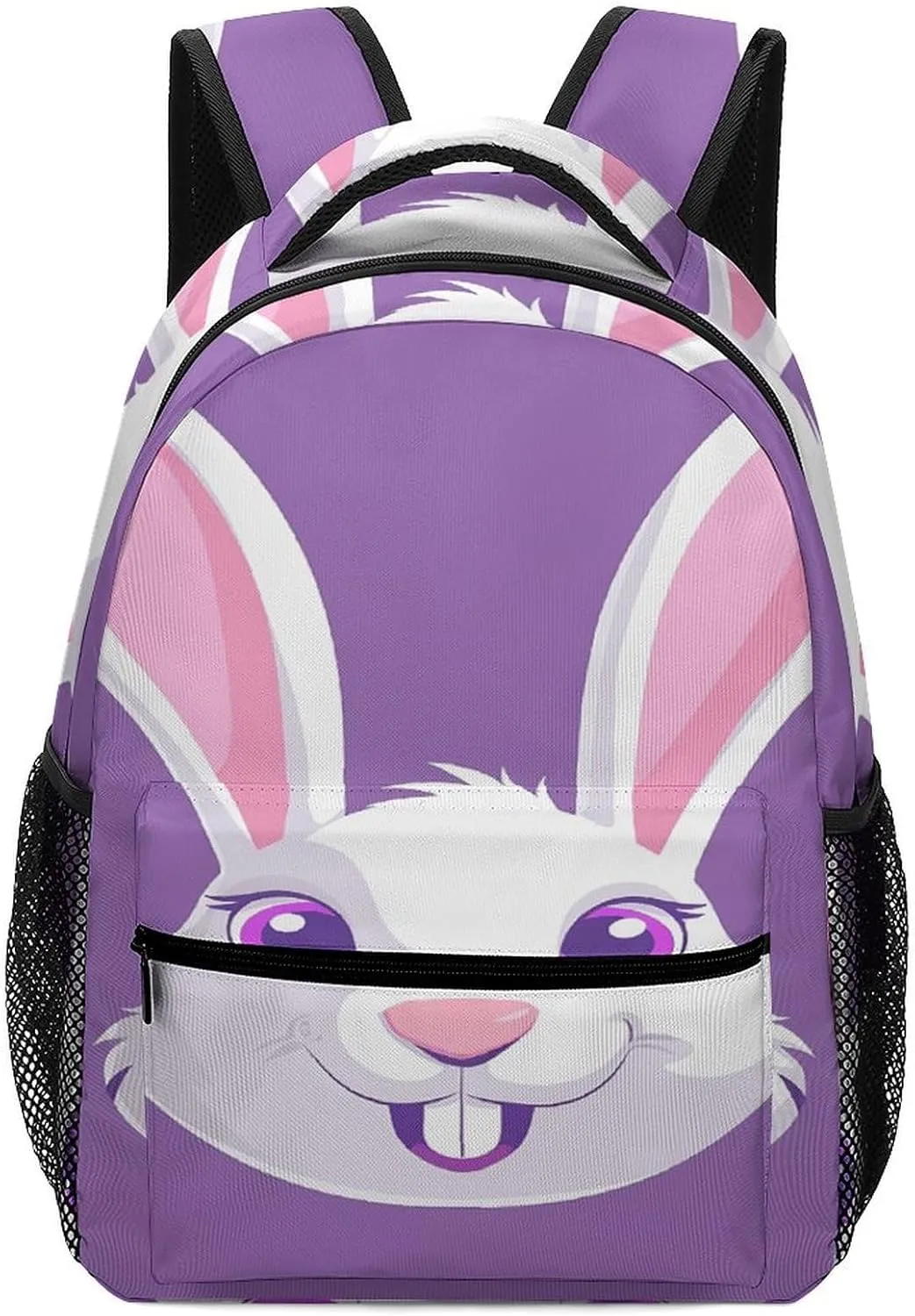 Small Backpacks Personalized Cartoon Rabbit Printing Travel Bag Lightweight Travel Backpack For Women Men