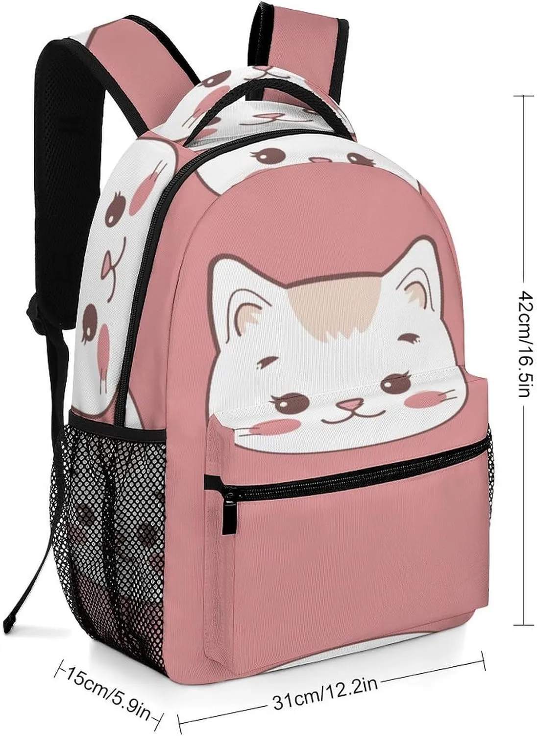 Small Backpacks Personalized Chubby Pattern Printing Travel Bag Lightweight Travel Backpack For Women Men