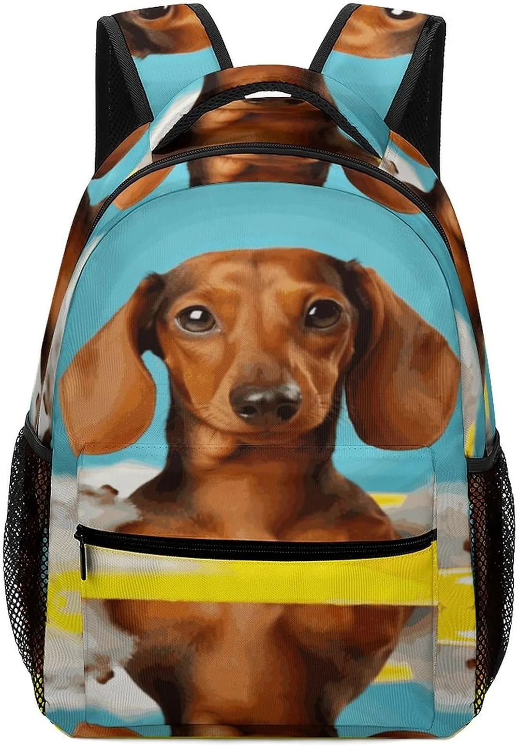 Small Backpacks Personalized Dachshund Dog Printing Travel Bag Lightweight Travel Backpack For Women Men