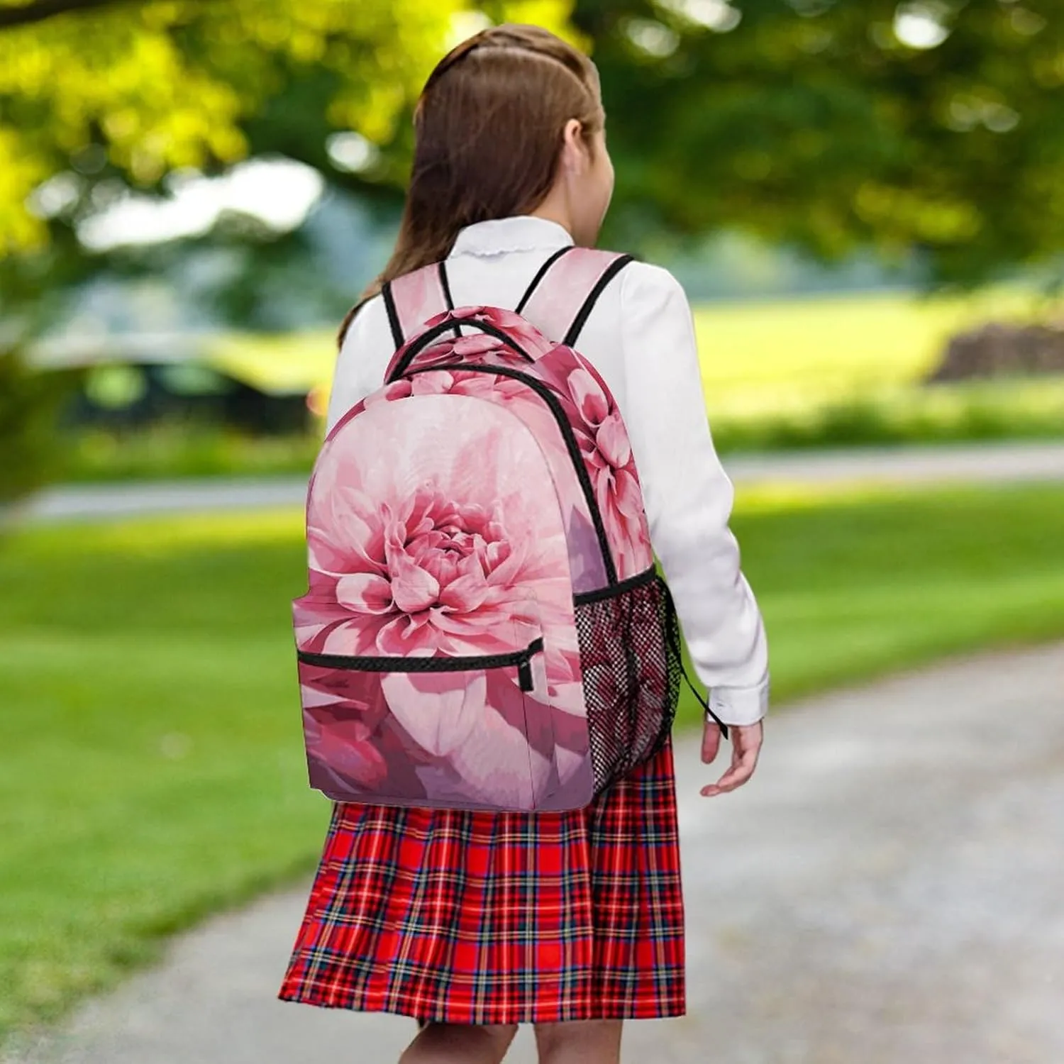 Small Backpacks Personalized Flower Printing Travel Bag Lightweight Travel Backpack For Women Men