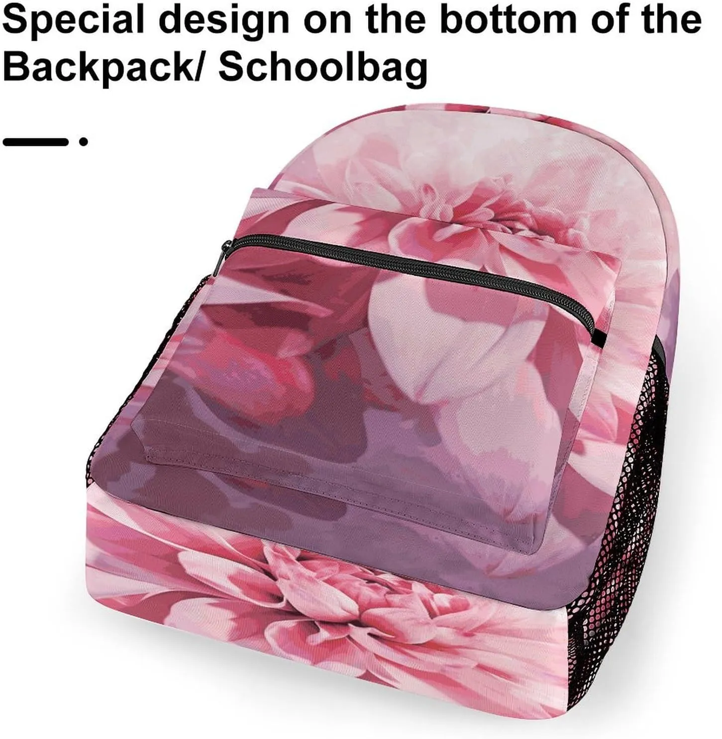 Small Backpacks Personalized Flower Printing Travel Bag Lightweight Travel Backpack For Women Men