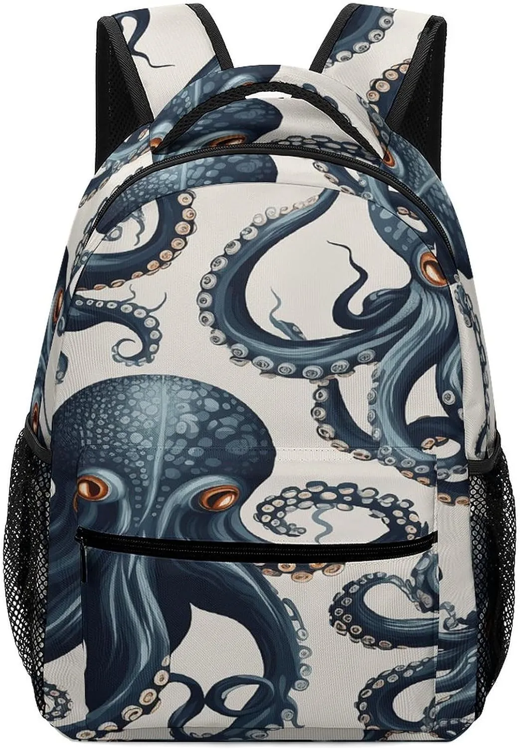Small Backpacks Personalized Octopus Pattern Printing Travel Bag Lightweight Travel Backpack For Women Men