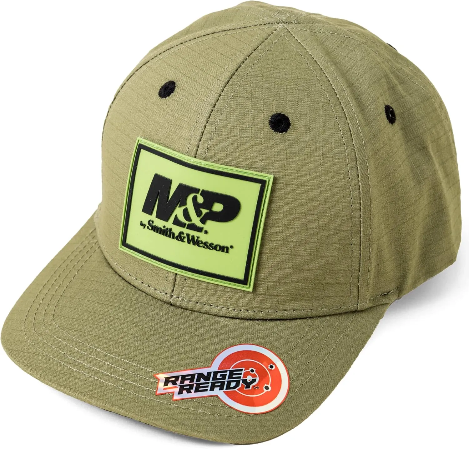 Smith & Wesson M&P Officially Licensed Men's Ripstop & Cotton Caps, Adjustable Snapback or Hook & Loop Baseball Cap