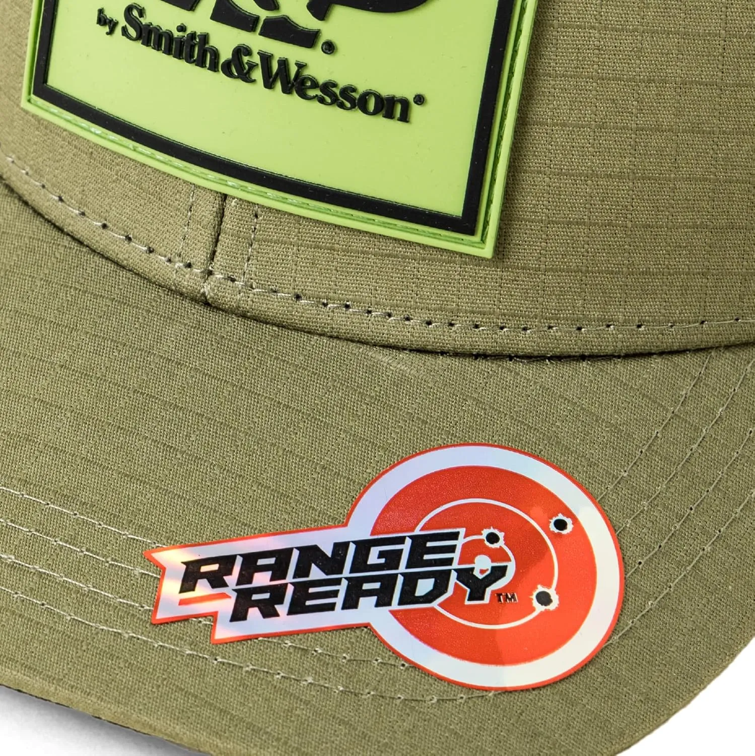 Smith & Wesson M&P Officially Licensed Men's Ripstop & Cotton Caps, Adjustable Snapback or Hook & Loop Baseball Cap