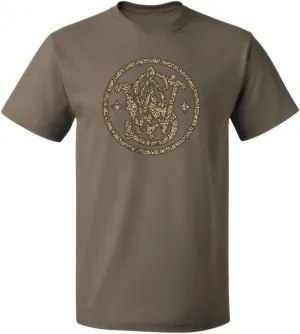 Smith & Wesson Officially Licensed Men's T-Shirt, S&W Circle American Flag, Digital Camo & Filigree Filled Logo Tee