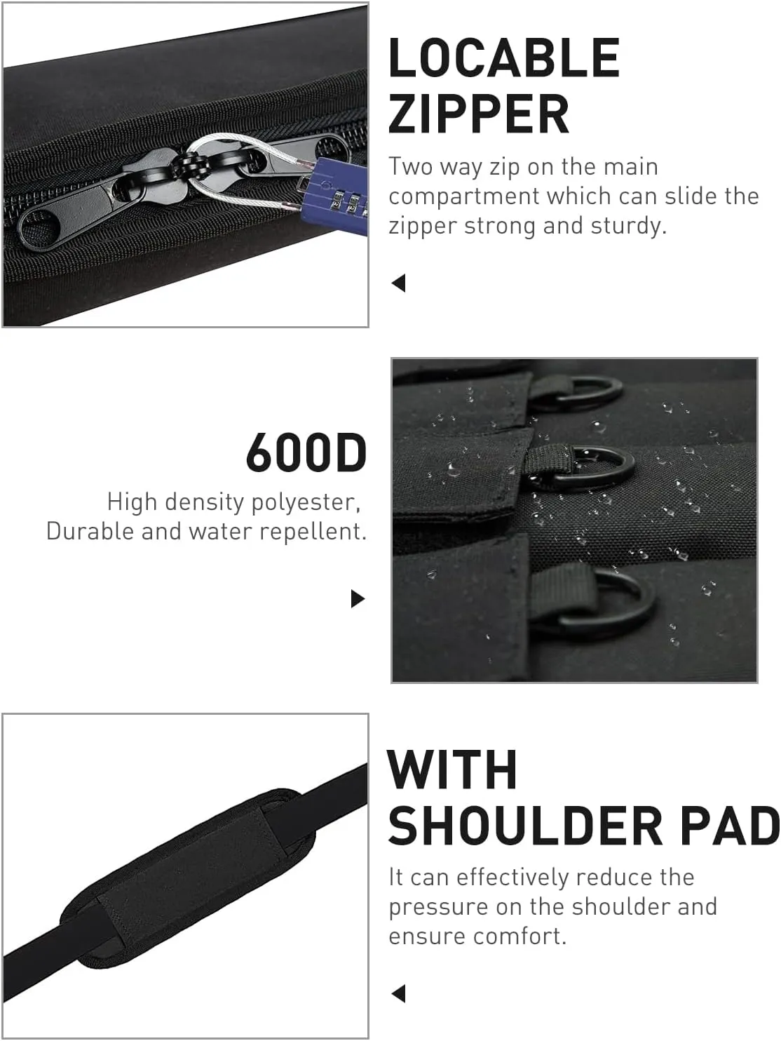 Soft-Rifle-Case Tactical-Gun Range-Bag Hunting-Shooting Sports-Storage - Padded Transport with 5 Pouches Adjustable Shoulder Strap