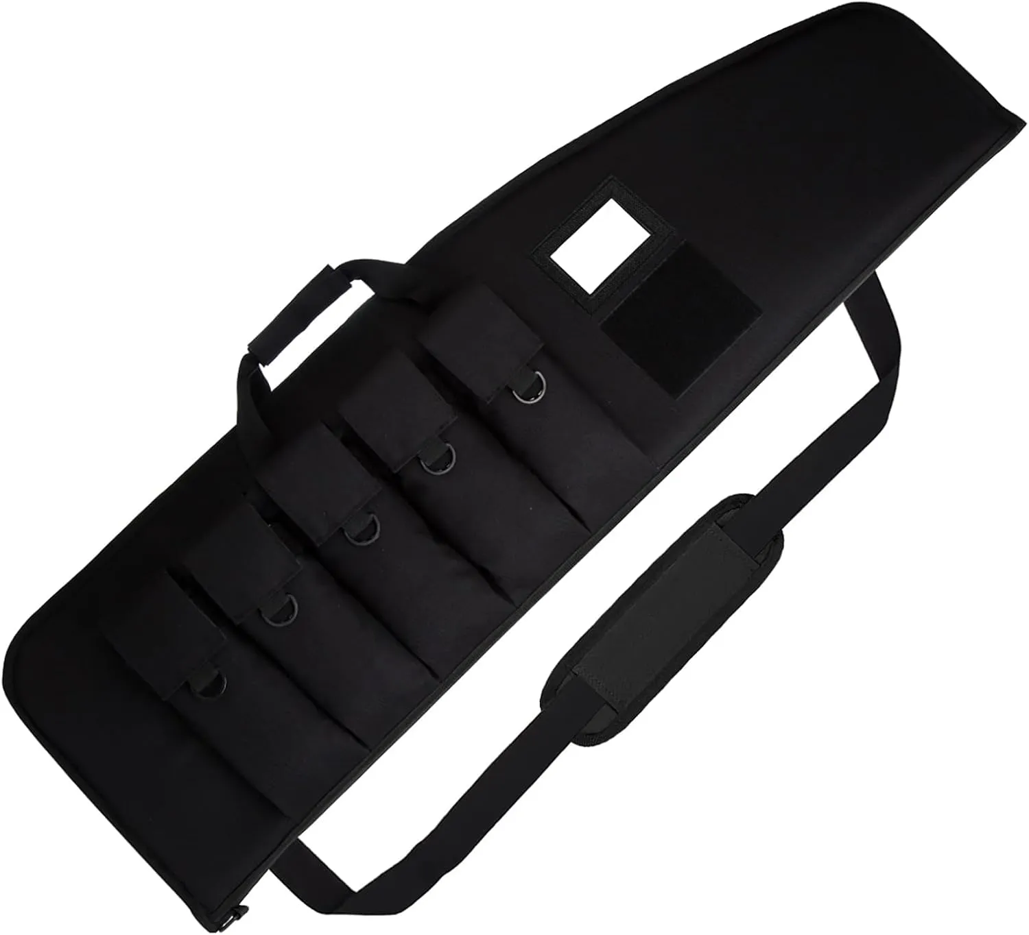 Soft-Rifle-Case Tactical-Gun Range-Bag Hunting-Shooting Sports-Storage - Padded Transport with 5 Pouches Adjustable Shoulder Strap