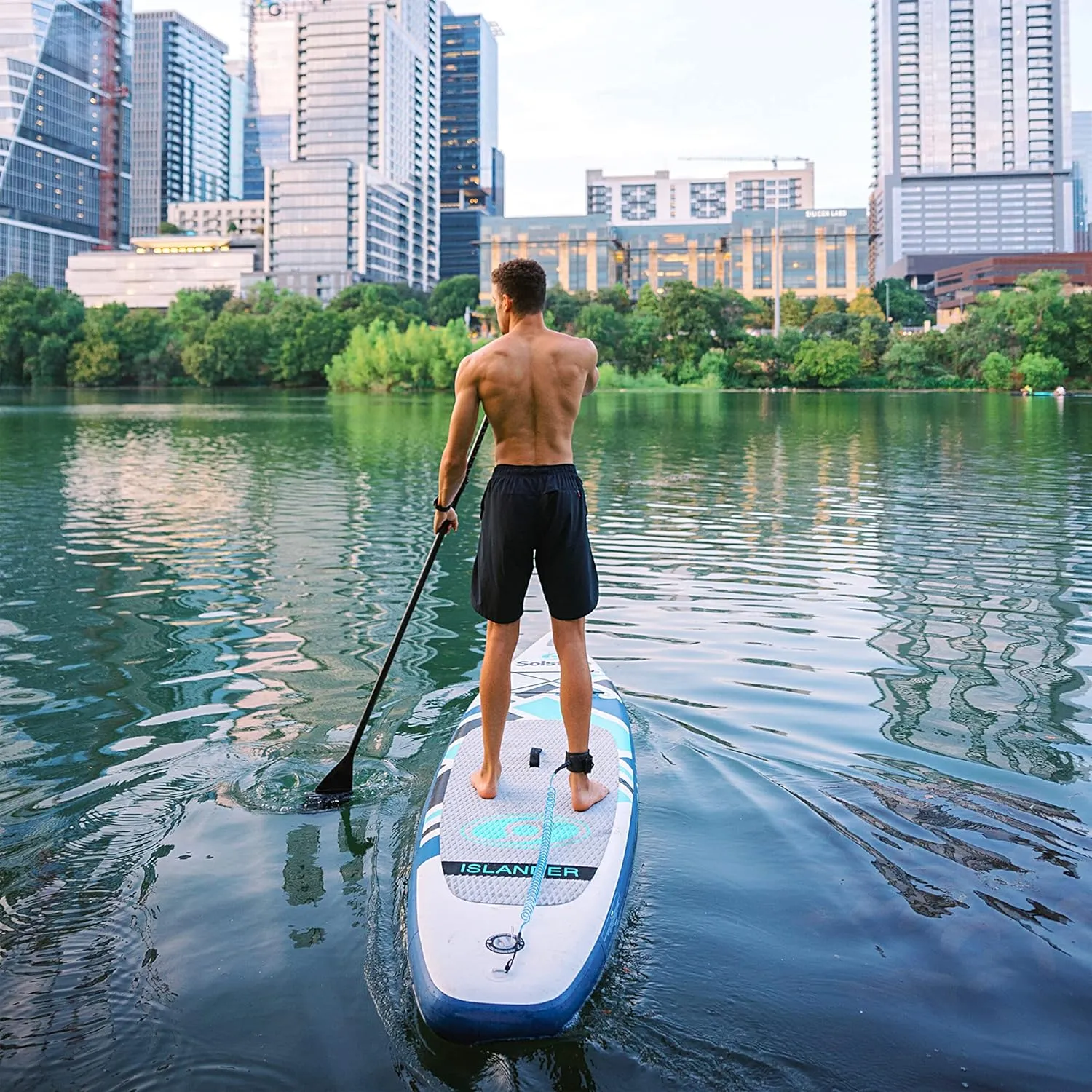 Solstice Watersports Islander Inflatable Stand-Up Paddle Board Kit (11'2 x 31'' x 6'')