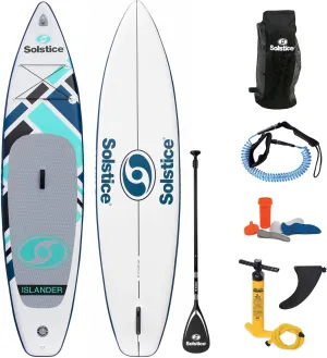 Solstice Watersports Islander Inflatable Stand-Up Paddle Board Kit (11'2 x 31'' x 6'')