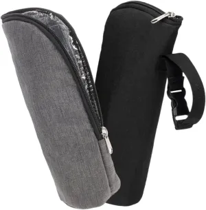 Sosoport 1set Insulated Bottle Bag Durable Thermal Feeding Bottle Holders for Travel Zipper Design for Easy Access for Parents and Outdoor Activities 2pcs