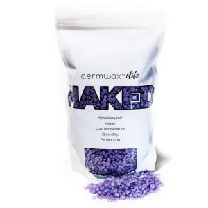 Sparkle Lilac - Stripless Hard Wax Beads / 2 lb Bag / Case of 4 Bags = 8 lbs Total by Dermwax Elite