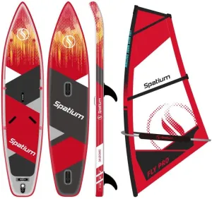 Spatium Wind Surfboard Sails Inflatable Windsurfing Board and Sail 5.0m²/6.0m² Inflatable Windsurf Sail with Sail Board for Newbie Friendly Windsurfer