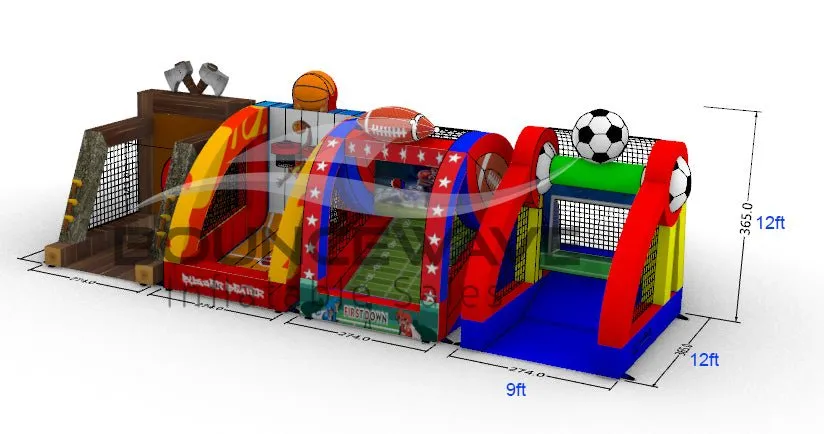 Sports Mania 4-Piece Inflatable Game Set