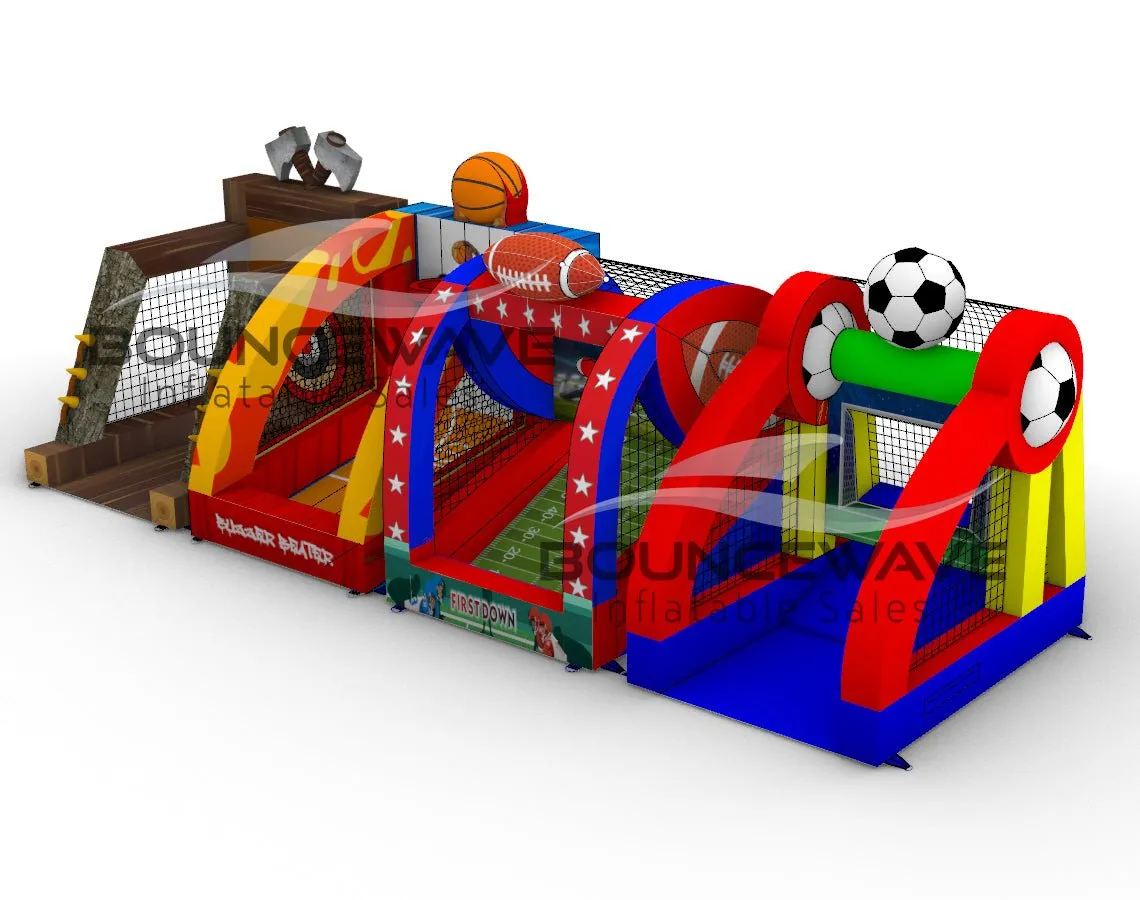 Sports Mania 4-Piece Inflatable Game Set