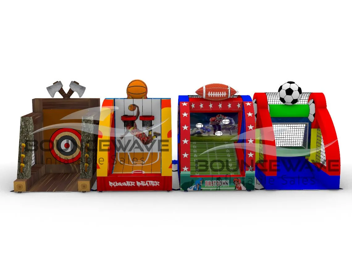 Sports Mania 4-Piece Inflatable Game Set