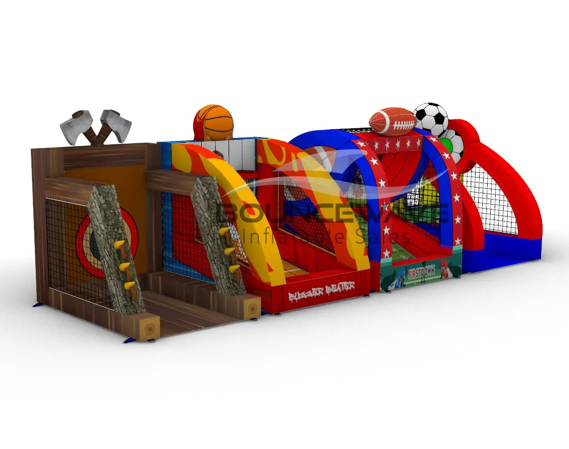 Sports Mania 4-Piece Inflatable Game Set