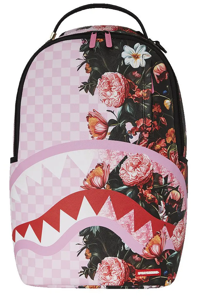 Sprayground Jardin De Flores Pink Check Backpack