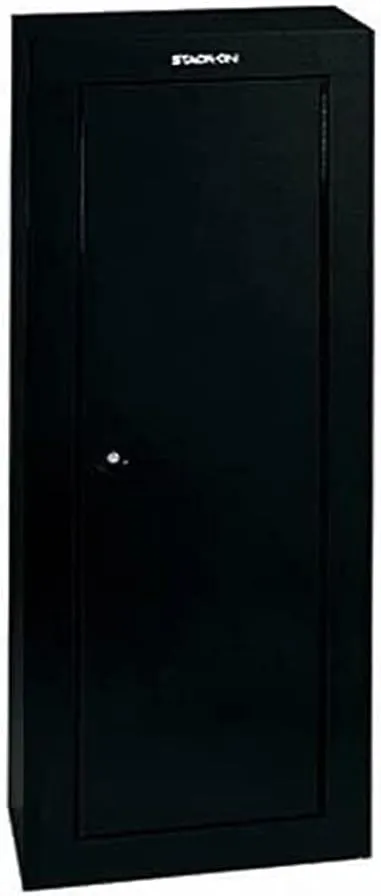 Stack-On GCB-908 Steel 8-Gun Security Cabinet, Black
