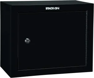 Stack-On Pistol/Ammo Steel Cabinet w/ 2 Removable Shelves, Large, Black GCB-900