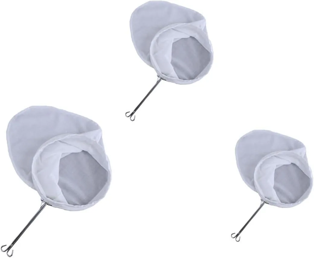 Stainless Steel Tea Strainer Bags 3pcs Set Fine Mesh for Impurities Removal for Vegan Milk