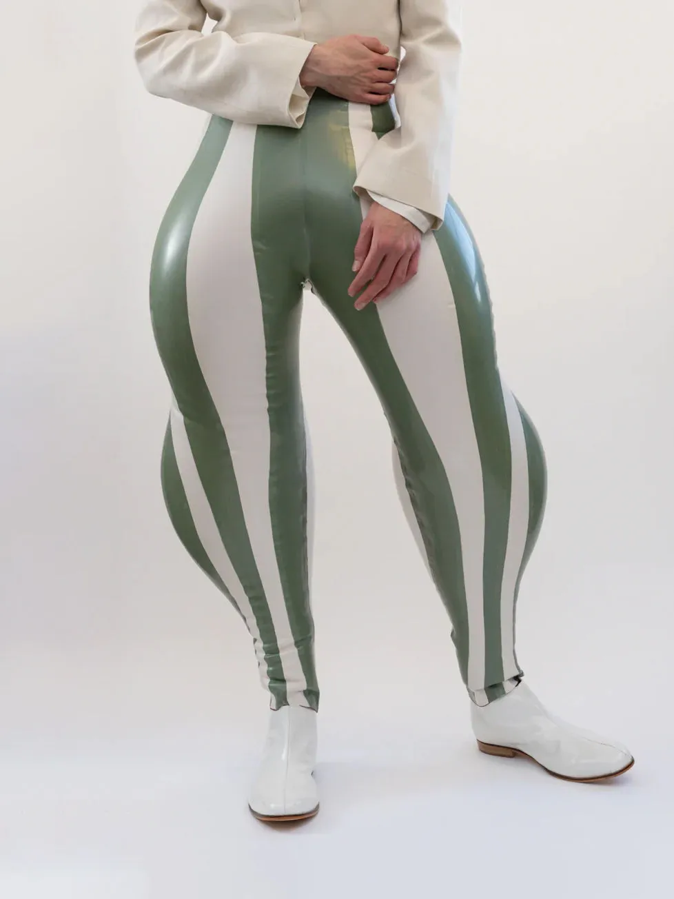 Striped Swirl Inflatable Trouser