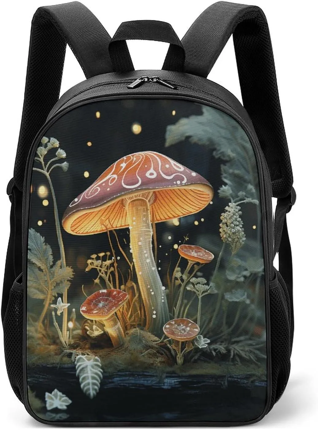 Stylish Backpack, Butterfly Mushroom Print Durable Backpack Travel Backpack Hiking Backpack Ergonomic Backpack Comfortable Backpack