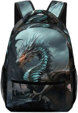 Stylish Backpack, Cool Dragon Print Durable Backpack Travel Backpack Hiking Backpack Ergonomic Backpack Comfortable Backpack