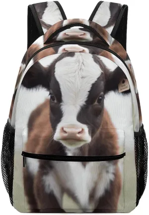 Stylish Backpack, Cow Print Durable Backpack Travel Backpack Hiking Backpack Ergonomic Backpack Comfortable Backpack