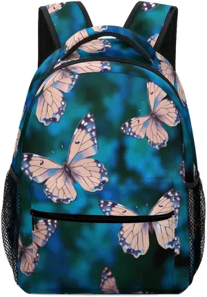 Stylish Backpack, Cute Butterflies Print Durable Backpack Travel Backpack Hiking Backpack Ergonomic Backpack Comfortable Backpack, Style