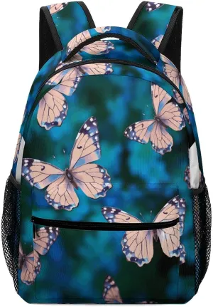Stylish Backpack, Cute Butterflies Print Durable Backpack Travel Backpack Hiking Backpack Ergonomic Backpack Comfortable Backpack