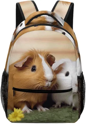 Stylish Backpack, Cute Guinea Pig Print Durable Backpack Travel Backpack Hiking Backpack Ergonomic Backpack Comfortable Backpack