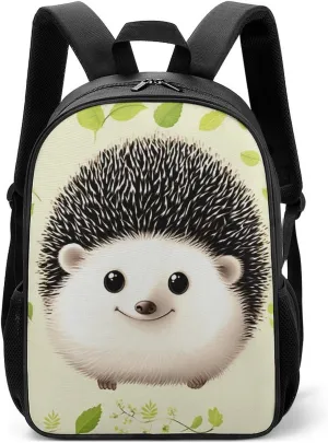 Stylish Backpack, Cute Hedgehog Print Durable Backpack Travel Backpack Hiking Backpack Ergonomic Backpack Comfortable Backpack