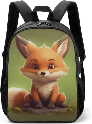 Stylish Backpack, Cute Little Fox Print Durable Backpack Travel Backpack Hiking Backpack Ergonomic Backpack Comfortable Backpack