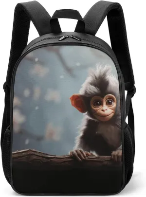 Stylish Backpack, Cute Monkey Print Durable Backpack Travel Backpack Hiking Backpack Ergonomic Backpack Comfortable Backpack