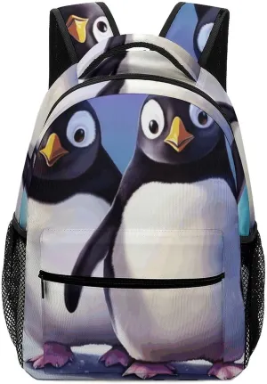 Stylish Backpack, Cute Penguin Print Durable Backpack Travel Backpack Hiking Backpack Ergonomic Backpack Comfortable Backpack, Style