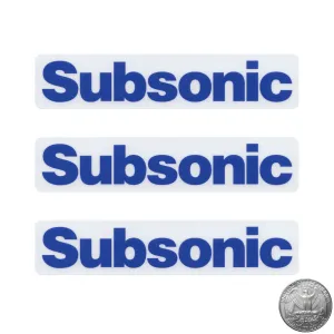 SUBSONIC STICKER