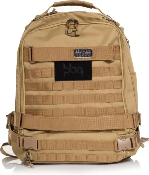 Sullen Blaq Paq Tactical Tattoo Art Lifestyle Travel Bag Backpack Military Style - Desert Sand