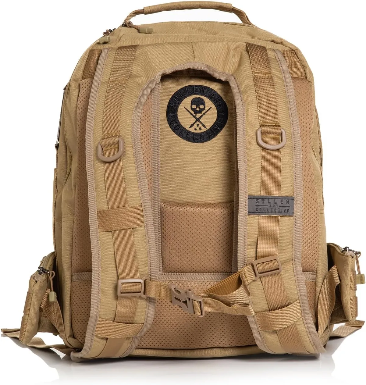 Sullen Blaq Paq Tactical Tattoo Art Lifestyle Travel Bag Backpack Military Style - Desert Sand