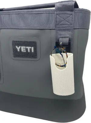 Sunglasses Holder Attachment Compatible with Soft Yeti Coolers & Backpacks with Straps - Accessorize Your Cooler or Backpack & Securely Hold Your Sunglasses - Made in USA!