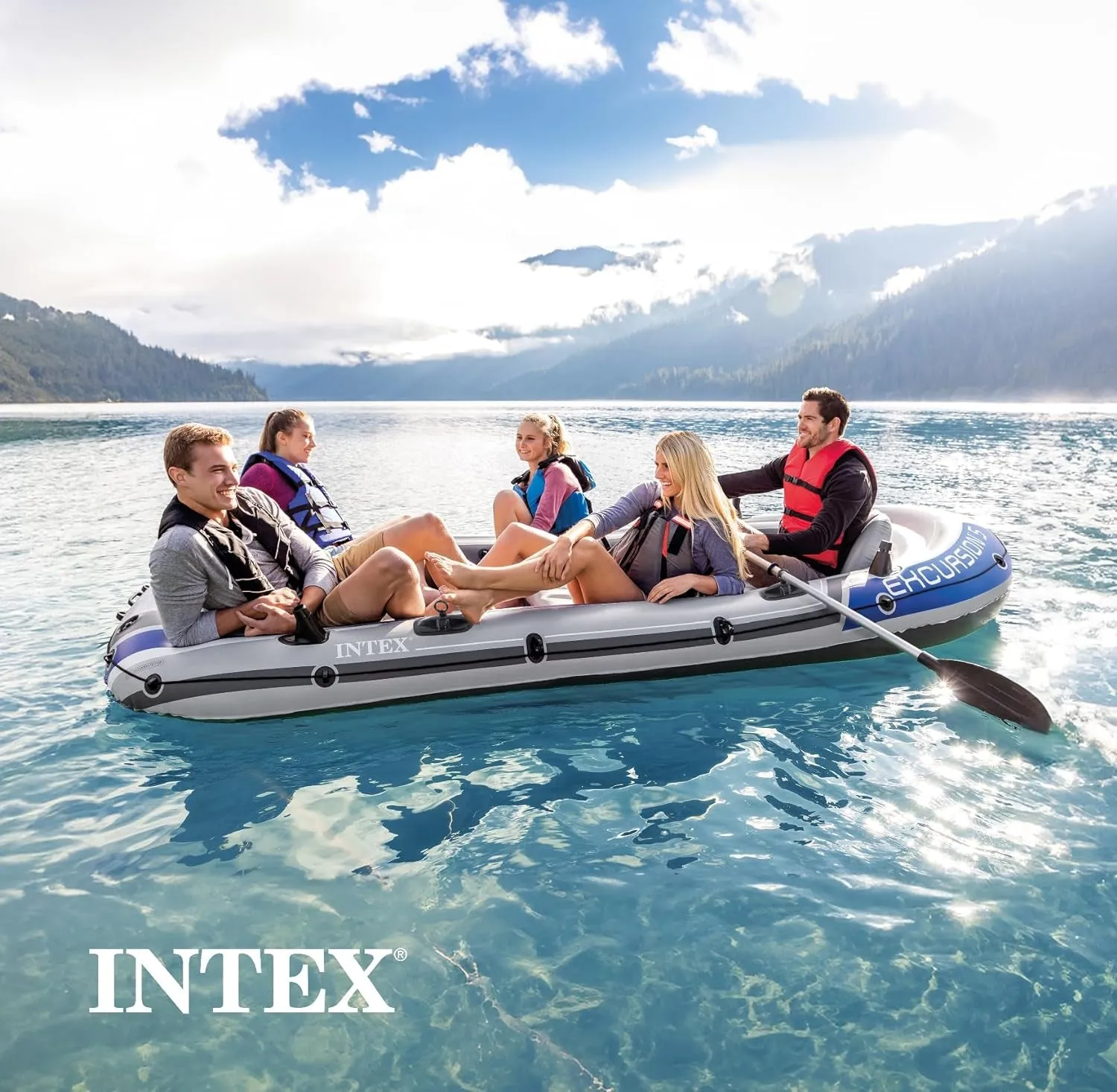 Supertough PVC Inflatable Boat with Fishing & Comfort Features