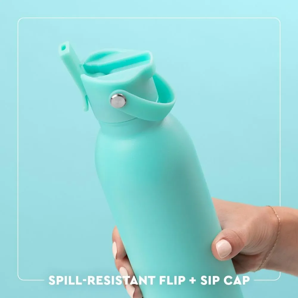 Swig Life 26oz Insulated Water Bottle, Travel Water Bottle with Straw and Lid, Cup Holder Friendly, Stainless Steel (Check Mate)