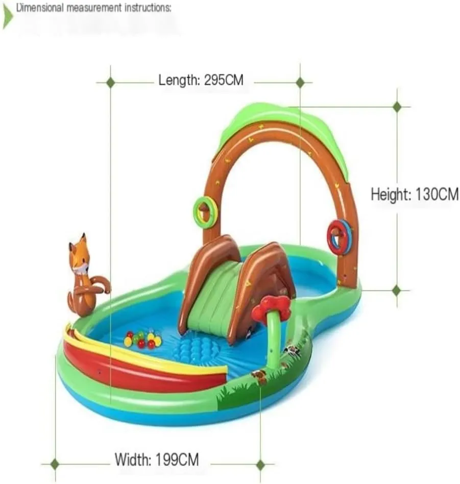 Swimming Pool Inflatable Swimming Pool Forest Amusement Pool Game Ball Pool Family Cartoon Inflatable Pool Water Park Inflatable Pool