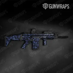 Tactical Cumulus Blue Midnight Camo Gun Skin Vinyl Wrap