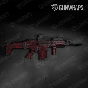 Tactical Cumulus Vampire Red Camo Gun Skin Vinyl Wrap