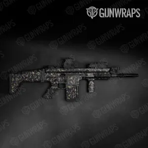 Tactical Ragged Militant Blue Camo Gun Skin Vinyl Wrap