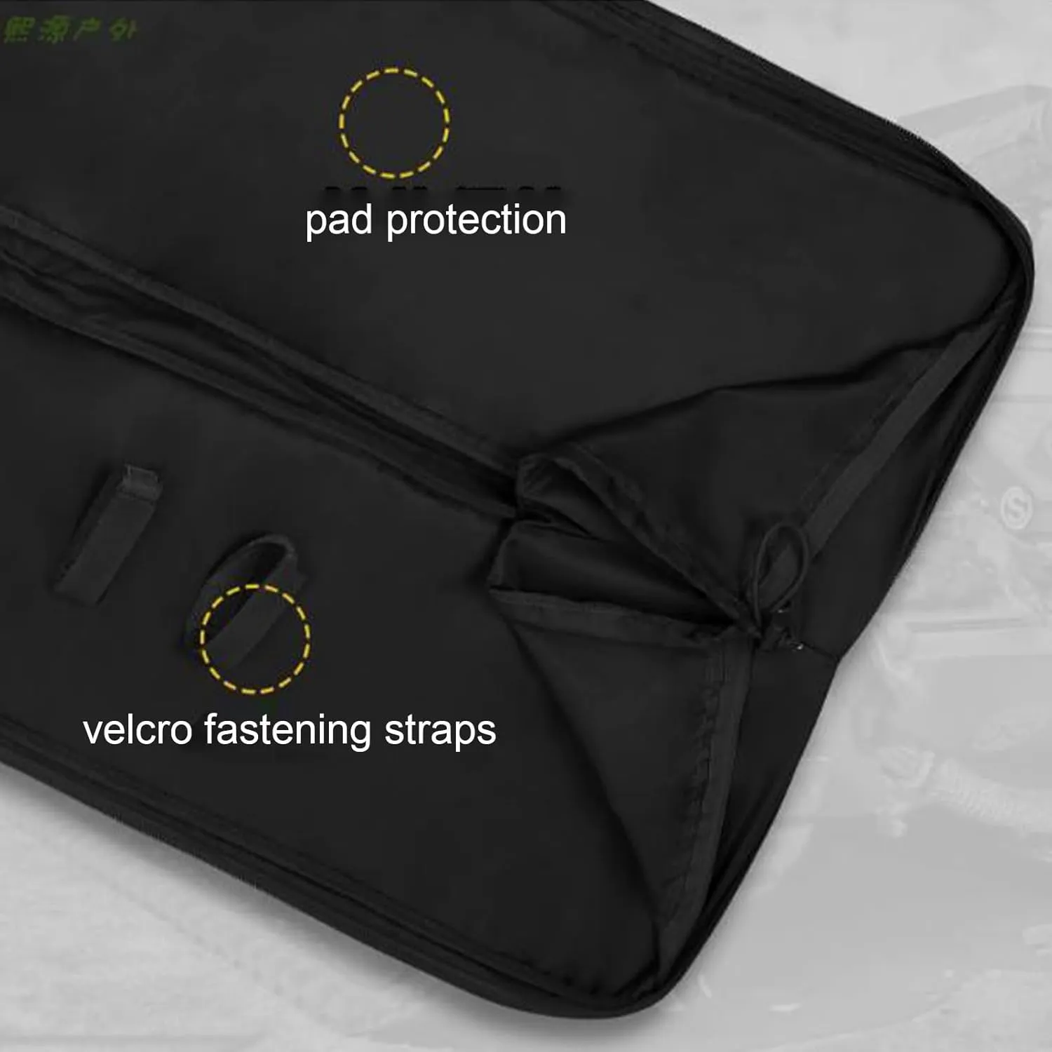 Tactical Rifle Bag Backpack, Soft Double Rifle Bag, Portable Long Rifle Bag, with Lockable Zipper and Backpack Strap, for Firearm Storage and Transportation