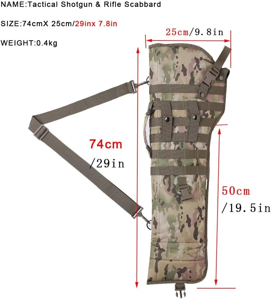 Tactical Rifle Scabbard Shotgun Shoulder Bag